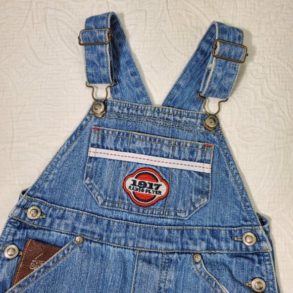 Retro Radio Flyer Wagon Overalls 18 months - Picture 4 of 12
